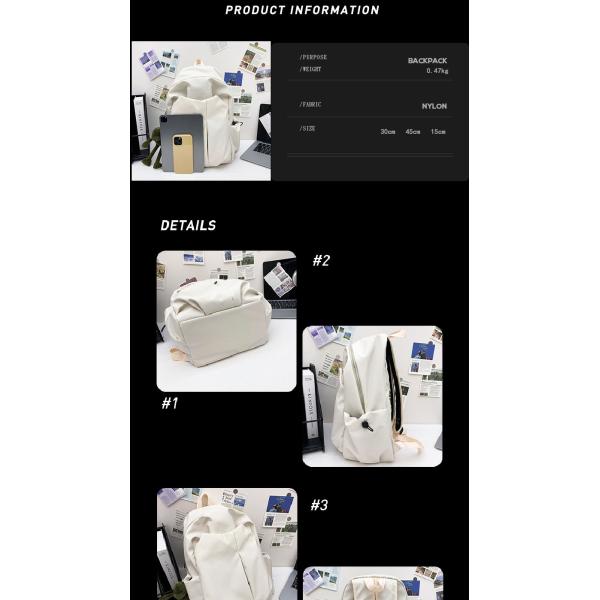 Sac à dos sympathique pour homme, sac à dos tendance, cool, polyvalent, personnalisé pour homme, lycéen, étudiant, sac scolaire.