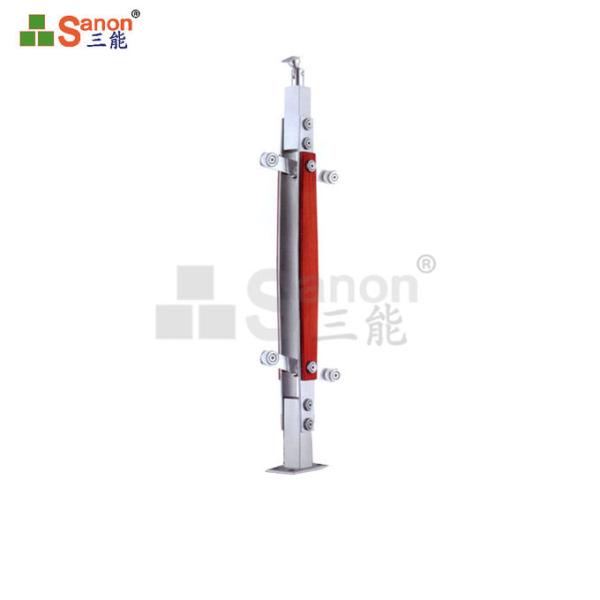 Столб балясин современного кронштейна поручня провода нержавеющей стали безопасности лестниц конкретный