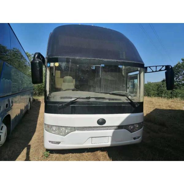 O motor traseiro usado dos assentos da condução à direita 55 do tipo ZK6127 de Yutong do ônibus de excursão usou o treinador Bus Double Doors