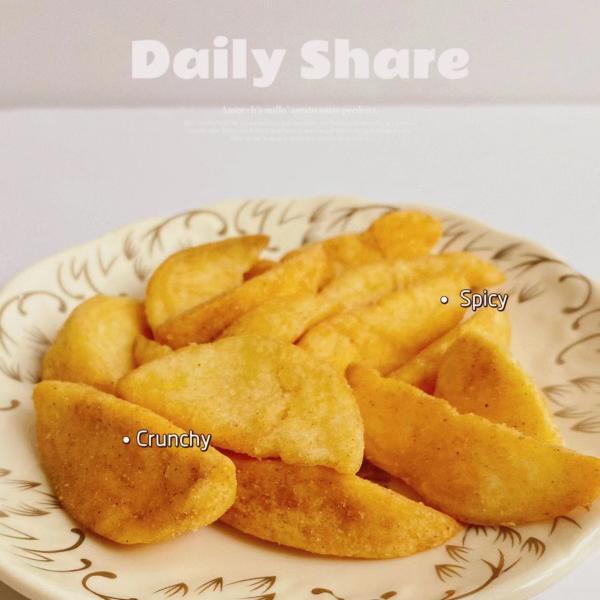 Petisco picante quente do preço de grosso do pedaço da batata de Fried Crisp Vegetables VF do vácuo da venda