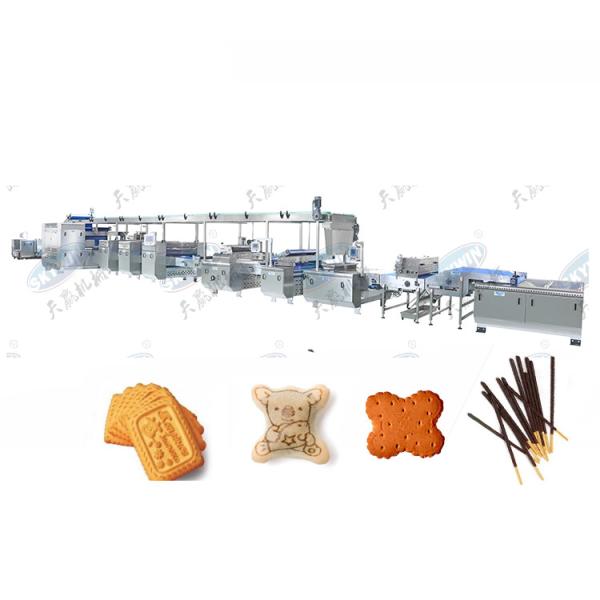 Full Automatic Biscuit Production Line Finger Biscuit Making Machine