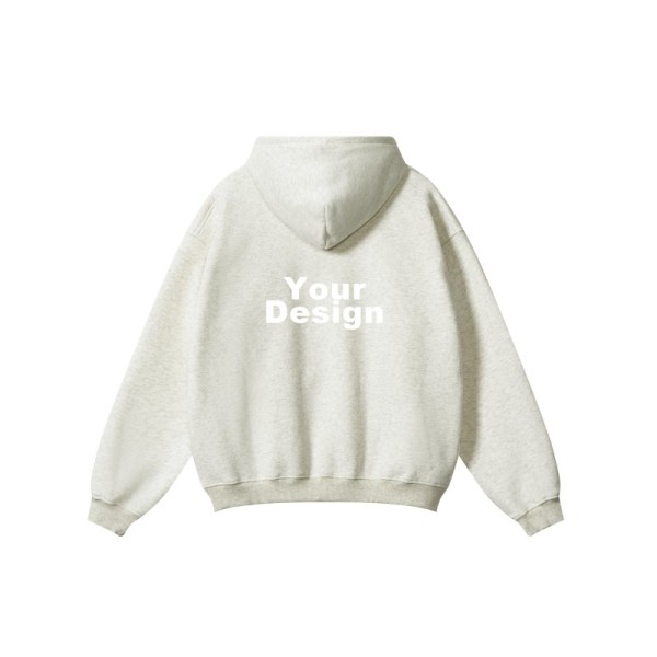 345G Heavyweight Vintage Devil Graffiti Print Oversized Hoodie American Streetwear Pullover Support Custom Logo OEM ODM