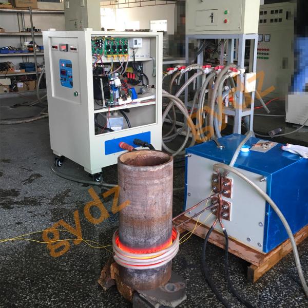 60KW Steel Pipe Heat Treatment Induction Heating Equipment For Hot Forging