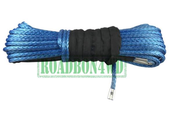 Synthetic line 12000lbs jeep winch with aluminium hawse fairlead