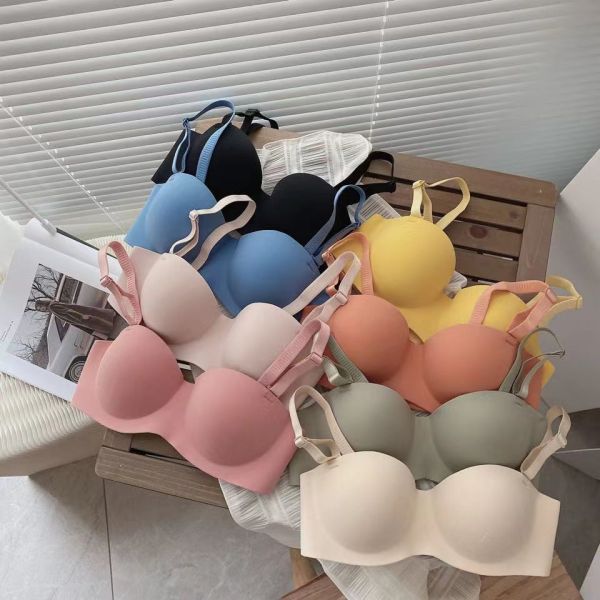 Women Bra Small Breast Cup Cheap Price Colorful Bralette Female Ab Cup Solid Colors 32-38 Sizes Hot Selling Bras Women