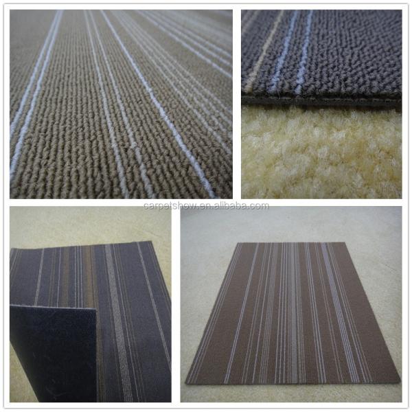 500mm*500mm PP Modular Carpet Tile PVC Backing Machine Made Carpet for Bedroom