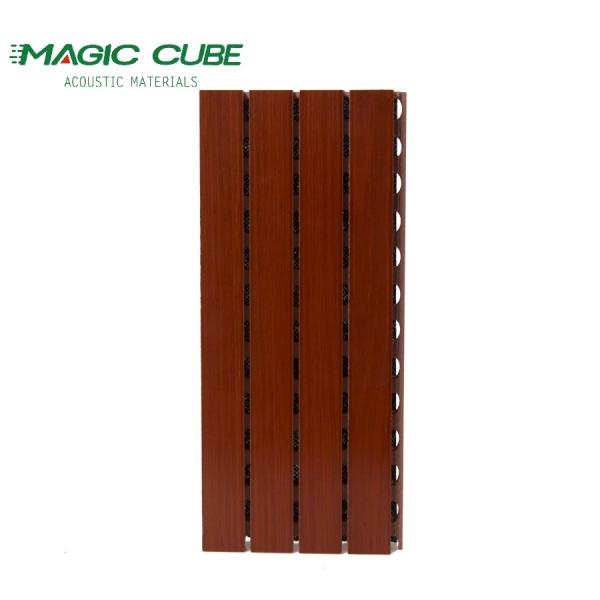 Office And Studio Wooden Acoustic Panel Black Felt Back Finish Decorative