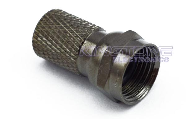 Terminated Cable RG6 CATV Coaxial Cable with 2 Golden F Connector for Satallite TV
