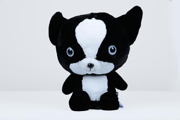Cute Stuffed Plush Pet Toys 30CM Height PP Cotton Filling Doggy Design
