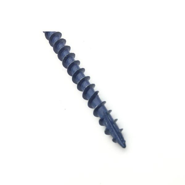 Blue Ruspert Coated Square Stainless Steel Decking Screws Moisture Shield 410 Passivated