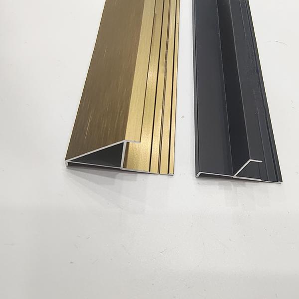 Aluminum Floor Edge Trim for Laminate Flooring Threshold Transition T5 Temper Profiles