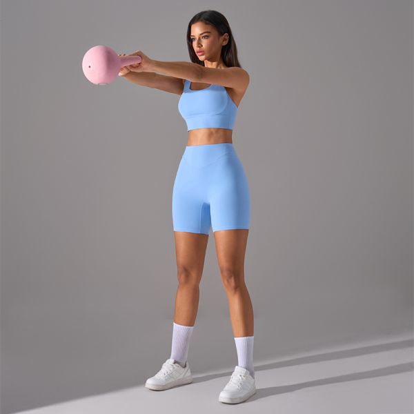 High Waisted Women Yoga Shorts Buttery Soft 4