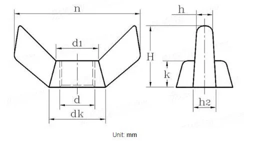 DIN314 Нержавеющая сталь нить крепежные орехи крана аксессуары крана