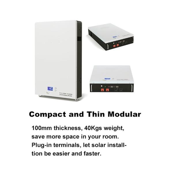 LiFePO4 Powerwall Lithium Battery 48V 100ah 5KWh Wall Mounted