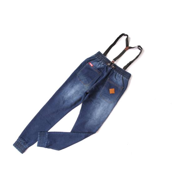 Stockpapa Men's Denim Joggers Pants With Detachable Braces