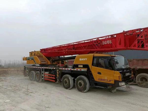 STC500S usou Crane Sany 83km/H de 50 toneladas para operações de levantamento pesadas