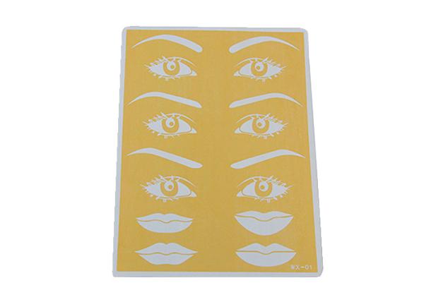 Yellow Tattoo Eyeliner Permanent Makeup Practice Skin