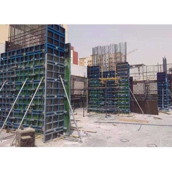 Highly Strengthened Q235 Steel Frame Formwork Modular System For Concrete Wall