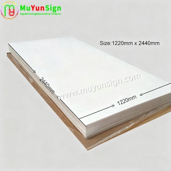 Black White KT Sheet Polystyrene EPS Foam Smooth Printable