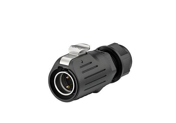 LP20 2 cœurs 20A IP67 connecteur d'alimentation imperméable à l'eau