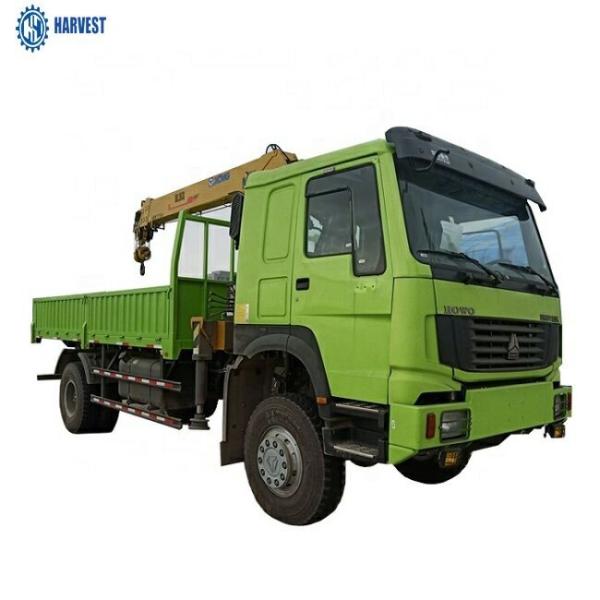 20kw puissance 4x4 conduisant la capacité 6,3 Ton Telescopic Boom Crane de HOWO