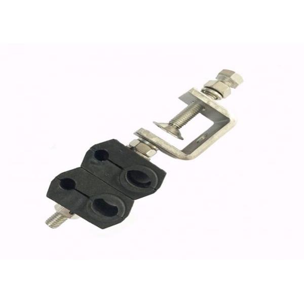 Outdoor Wear Resistant Fimo Cable Clamps With SUS304 / Steel Dacro Bracket
