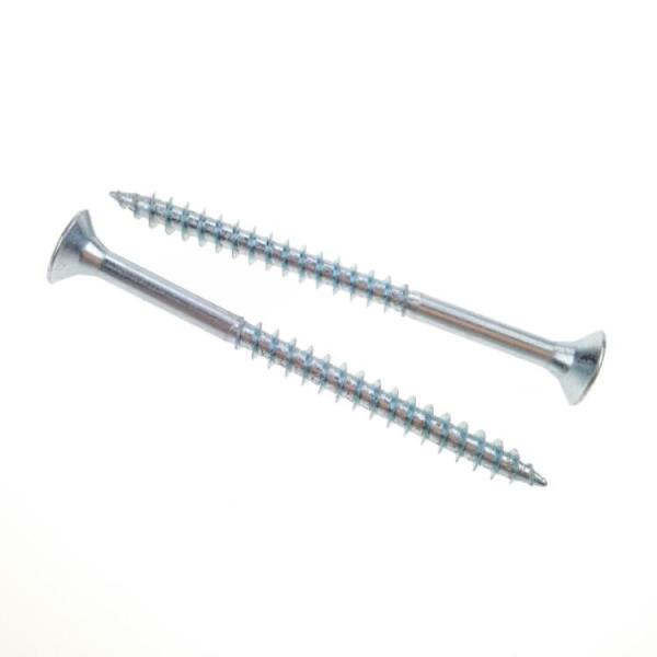 Square Drive Custom Fasteners Robertson Wood Screws Flat Head Galvanized Twinfast