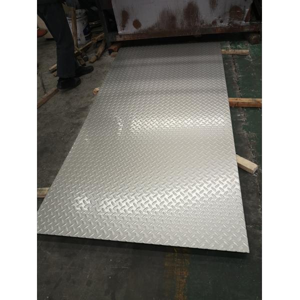 Подгоняйте лист SS диаманта стальной выбил Checkered нержавеющие плиты 0.3mm 300Series