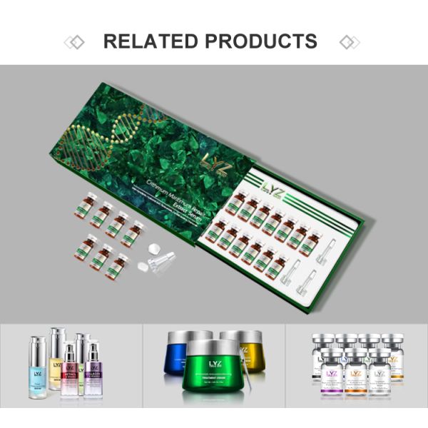 Kamiyan Custom Logo Sheep Placenta Freeze-Dried Serum Peptide Infused Anti-Aging Hyaluronic Acid Facial for Essence Day Night