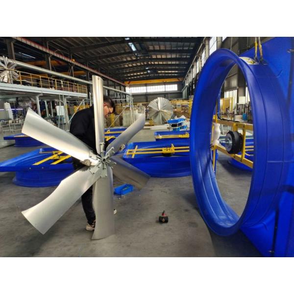 Grande ventilador de resfriamento de ar de circulação de escape industrial de lâmina de alumínio ventilador de criação de aves de capoeira