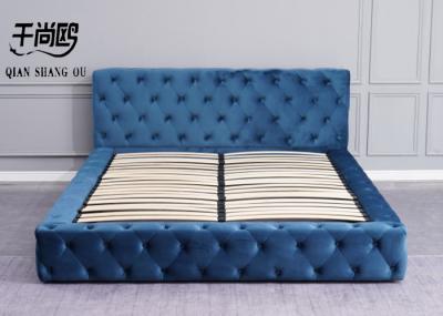 Double Queen King Metal Bed Frame , Custom Upholstered Bed Frame