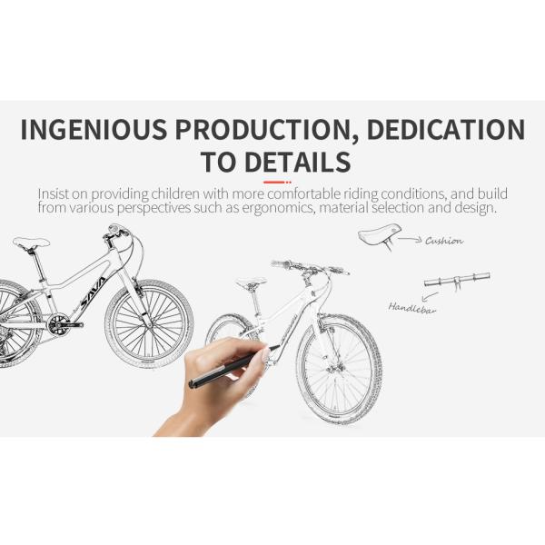 Велосипед дороги углерода 40 детей дюйма SAVA желтеет велосипед детей тормоза v