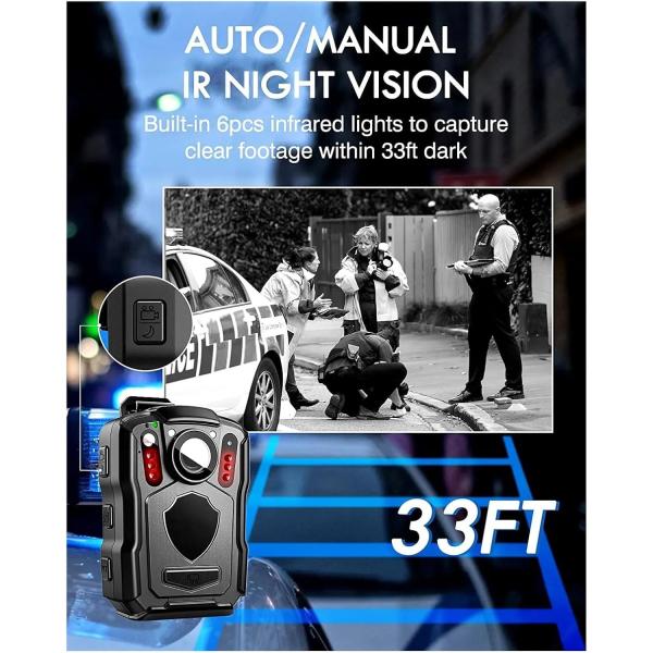 Police Body Cameras 140 Degree Camera Angle NFC Option And More For Law Enforcement