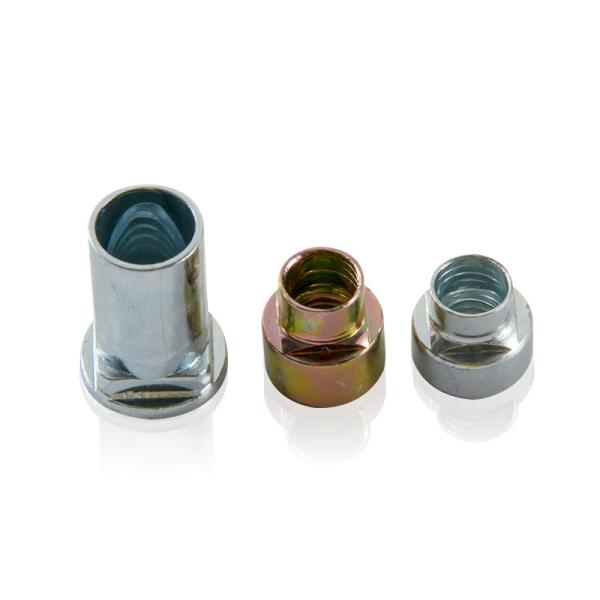 Din 934 5.8 M2 Hexagon Slotted Nut Fasteners Carbon Steel Zinc Galvanized