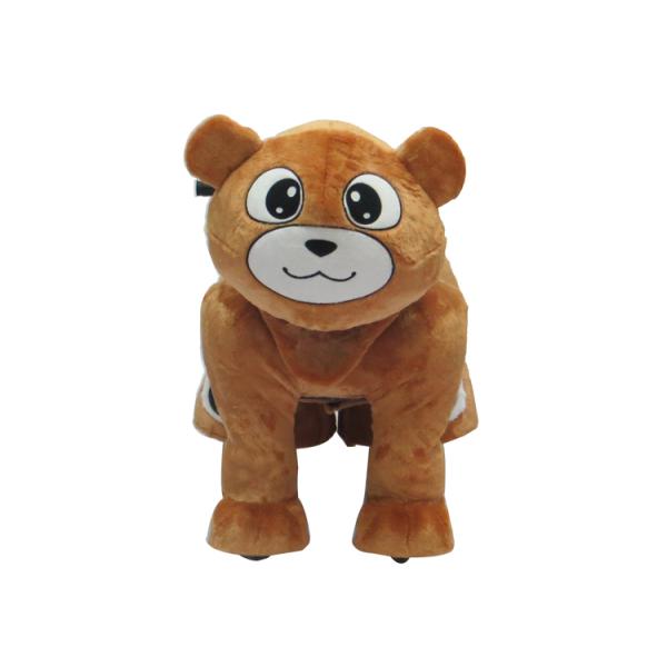 Human Power Plush Walking Horse Toy plush electrical toy animal mechanical ride on horse