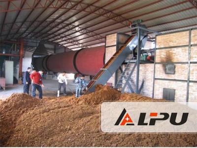 Fruit Residue Rotary Industrial Drying Equipment Bagasse Apple Pineapple Orange 80-500 T / Day