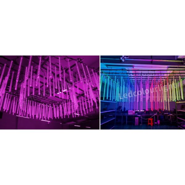 30mm LED Meteor Lights LED Hanging Tube for Christmas Tree Outdoor Decoration