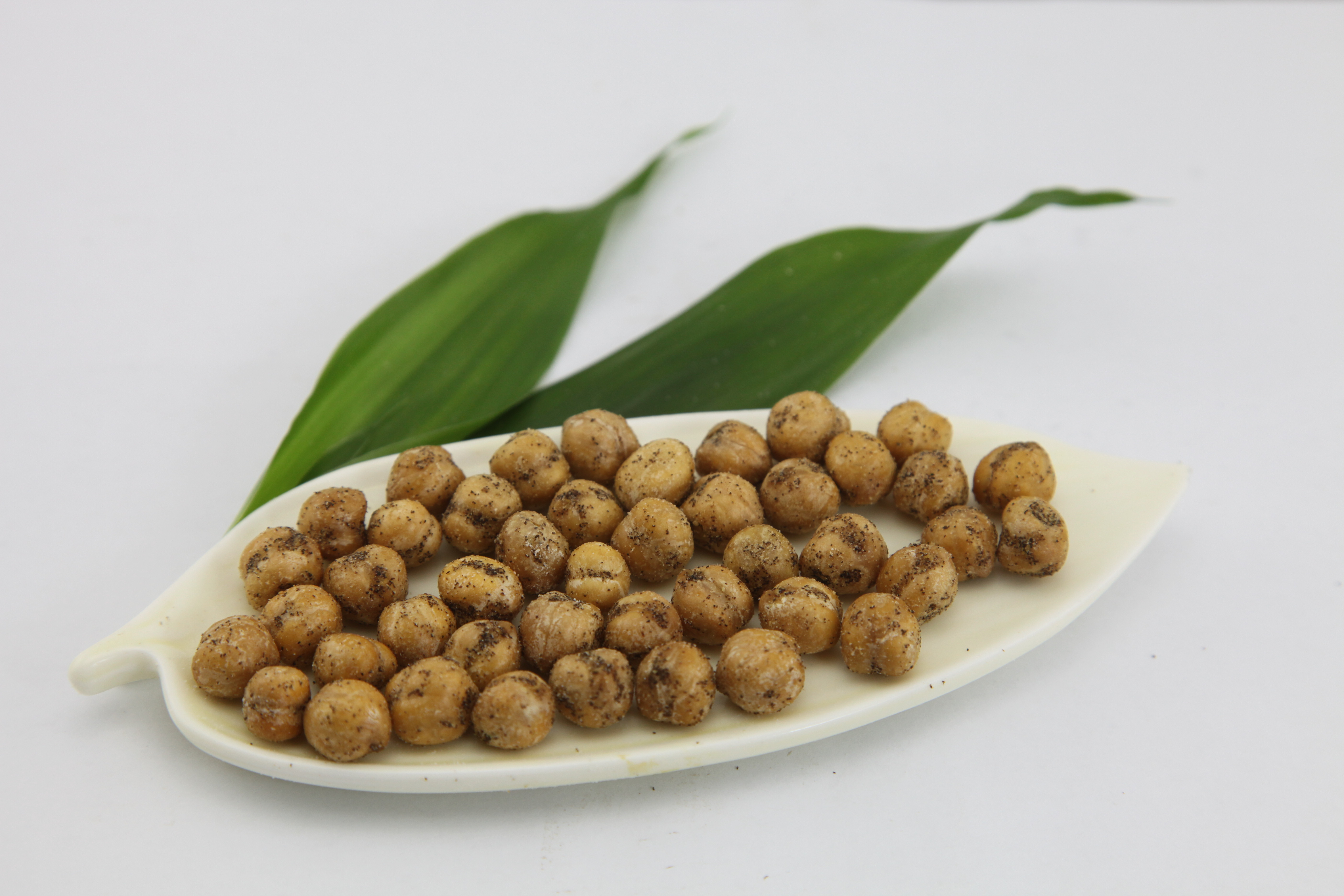 Хороший вкус испек высушенную текстуру закуски нутов трудную с аттестацией здоровья