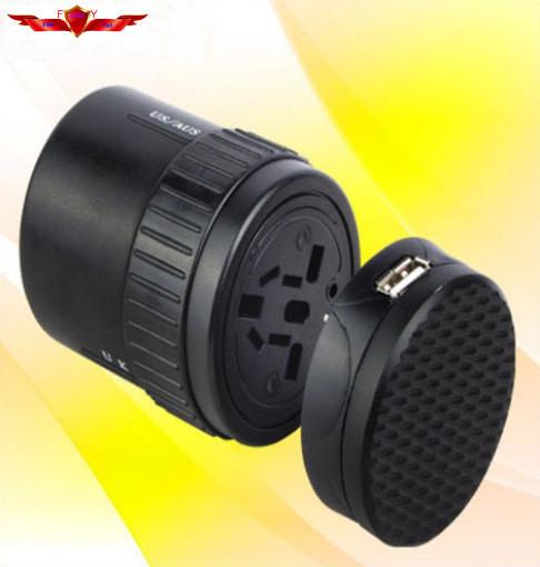 New Arrival Fire Retardant PC-V0 10A 250V AC Universal Adapter Euro US UK Adpater