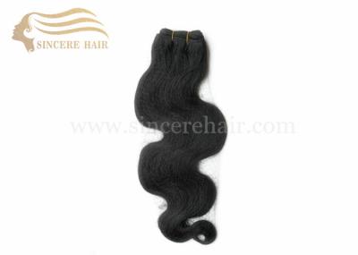 Hot 20 Inch BODY WAVE Hair Extensions for Sale, 50 CM Black BW Remy Human Hair Weft Extensions 100 Gram For Sale