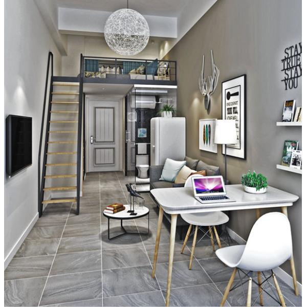 45 X 45 CM Stone Ceramic Tiles Dark Grey High Performance And Flexibility