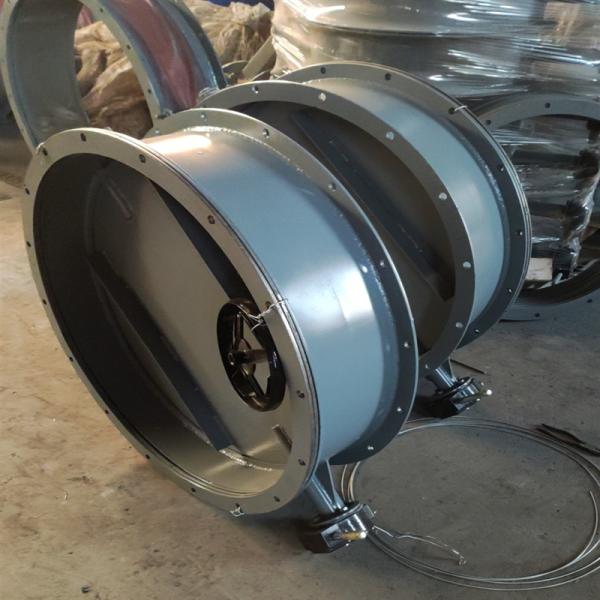 Industrial Flue Gas Electric Ventilation Butterfly Valve Adjustable Type