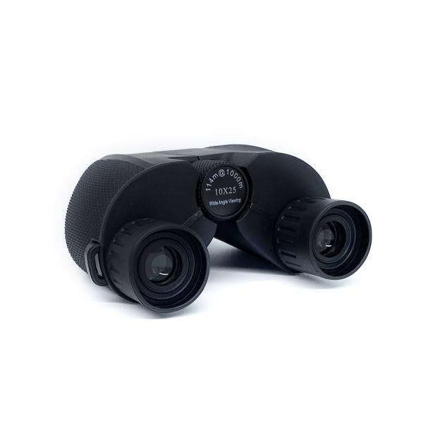Small Lightweight BAK4 FMC Porro Binoculars 10X25 For Camping Climbing Kids Adults