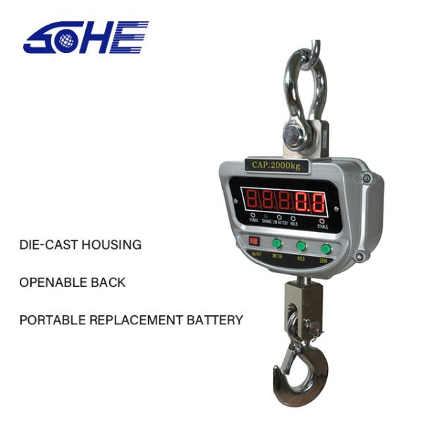 110V-220V High Precision LED Display Aluminum Alloy Scale Main Hook Scales for OEM Support