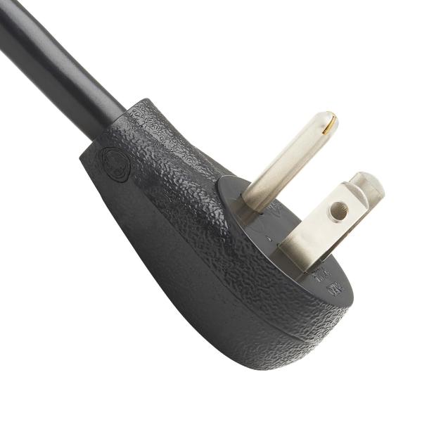 3 Pin Electric Power Cord Right Angle NEMA 5-15P To NEMA 5-15R Heavy Duty