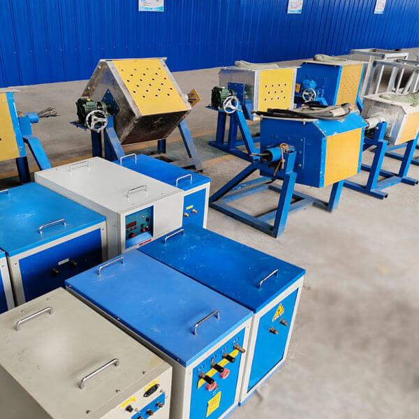 smelting furnace for non-ferrous metals and ferrous metals melting induction furnace medium frequency IGBT type furnace