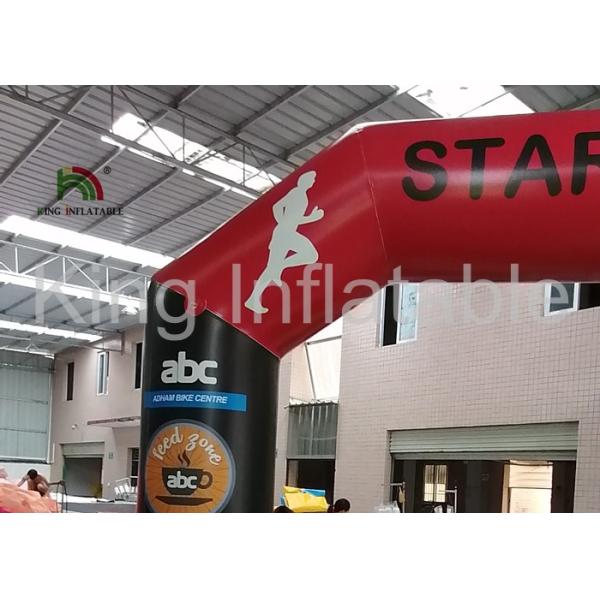 Red Outdoor 9x4m Durable Inflatable Banners Arches For Events Or Promotion