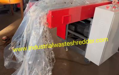 800F Small Size Plastic PE Film Pre Shredder Machine, Mini Economical Crusher Machine For Plastic Film,Space Saving. PET Film Rolls Shredder Machine,7.5KW Cutting Motor