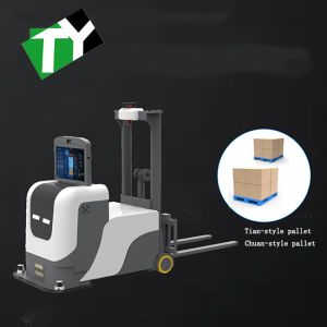 Intelligent Unmanned Forklift with 4m Maximum Lifting Height 1-3 Tons Load Capacity and 1.2m/s Operating Speed for Heavy Duty Logistics