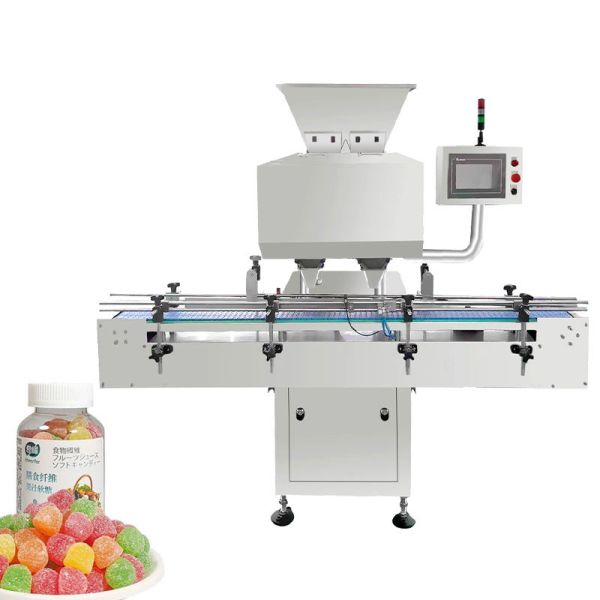 High-Speed Automatic Tablet Counting Machine with 15,000 Tablets Per Minute and >99.98% Accuracy for 10~500ml Bottles